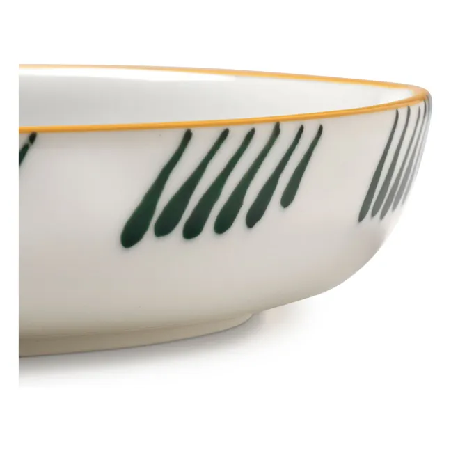 Tiefe Teller Baazar, Waww La Table - 4er-Set | Grün