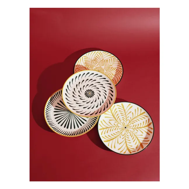 Dessertteller Baazar, Waww La Table - 4er-Set | Grün