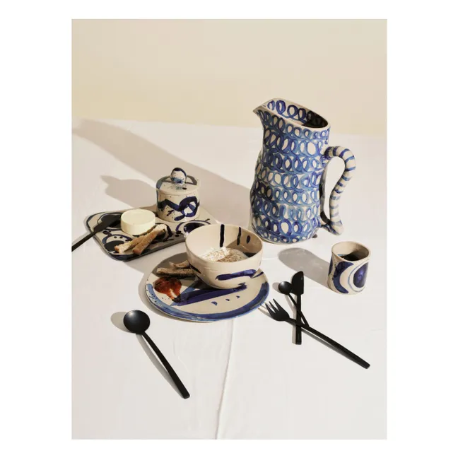 Dessert plates Sophia, Marie Michielssen - Set of 4 | Blue