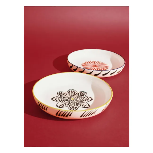 Tiefe Teller Baazar, Waww La Table - 4er-Set | Grün