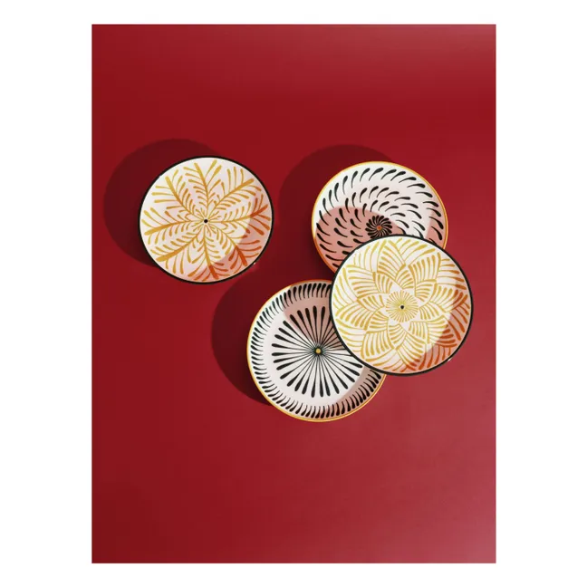Baazar Dinnerteller, Waww La Table - 4er Set | Grün