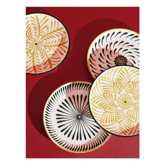 Baazar Dinnerteller, Waww La Table - 4er Set | Grün