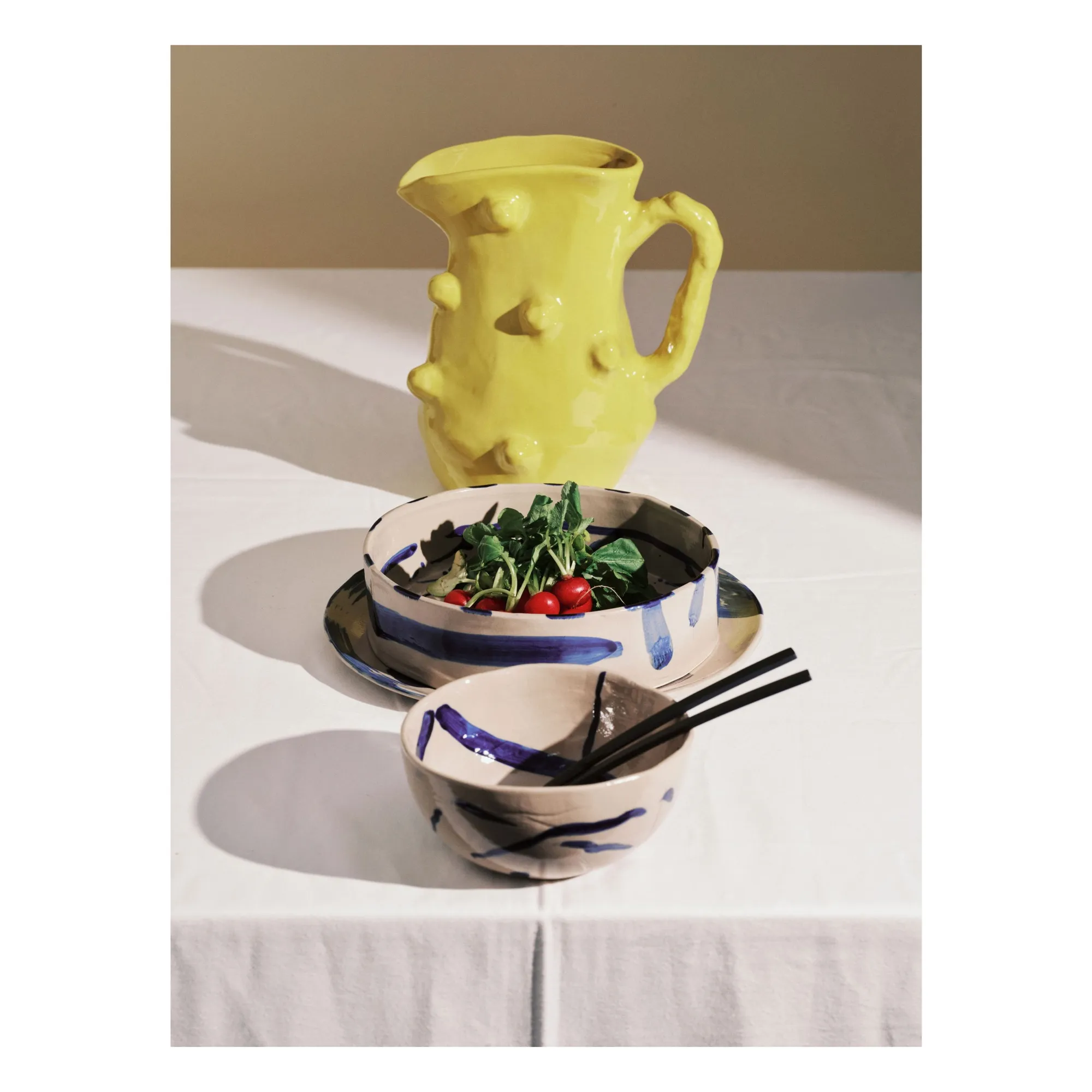 Grands Bols Sophia, Marie Michielssen - Set de 2 | Bleu- Image produit n°1