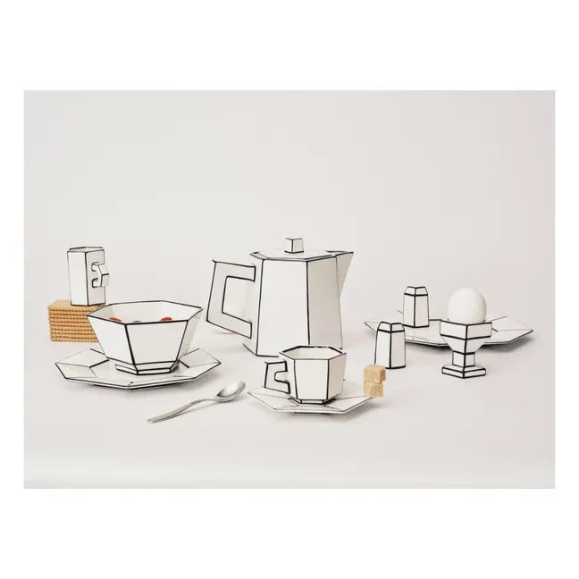 Carte Blanche Bowls - Set of 2 | White