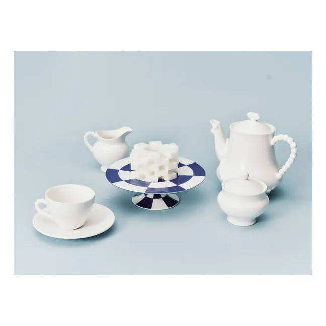 Perle Fine cups and saucers, Wouters &amp; Hendrix - Set of 2 | White