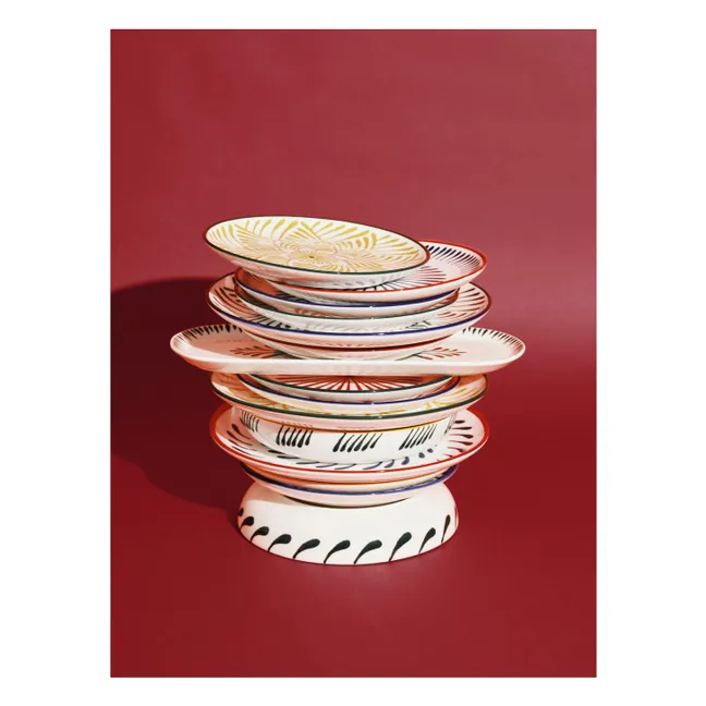 Tiefe Teller Baazar, Waww La Table - 4er-Set | Grün