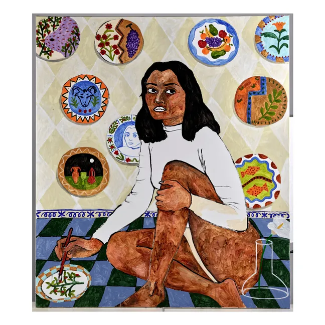 Platos llanos Jane January, Shurleey - Lote de 2