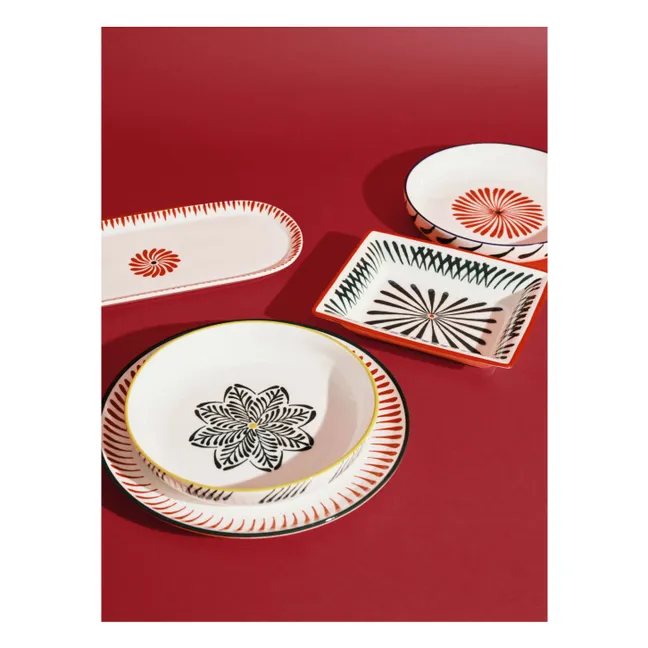 Tiefe Teller Baazar, Waww La Table - 4er-Set | Grün
