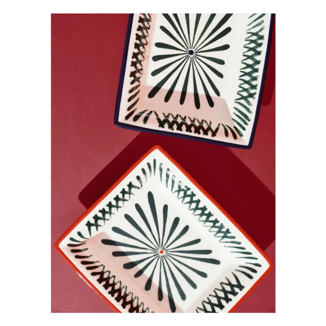 Plat Baazar, Waww La Table - Set de 2 | Rouge