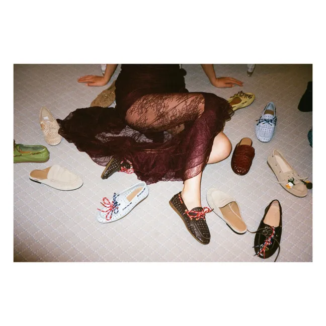 Kimana Leather Boat Shoes | Chocolate