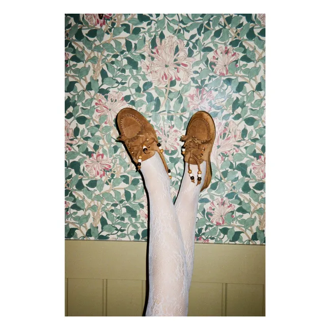 Nahua Bootsschuhe Wildleder | Cognac-Farbe