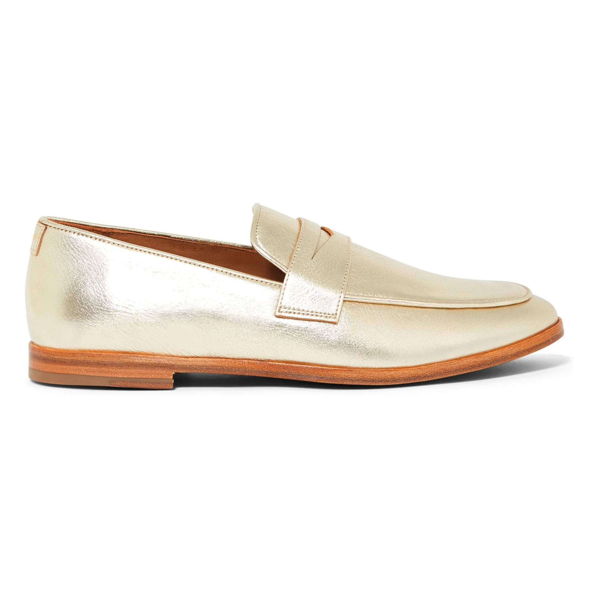 Anthology Paris Champagne Tilda Leather Loafers
