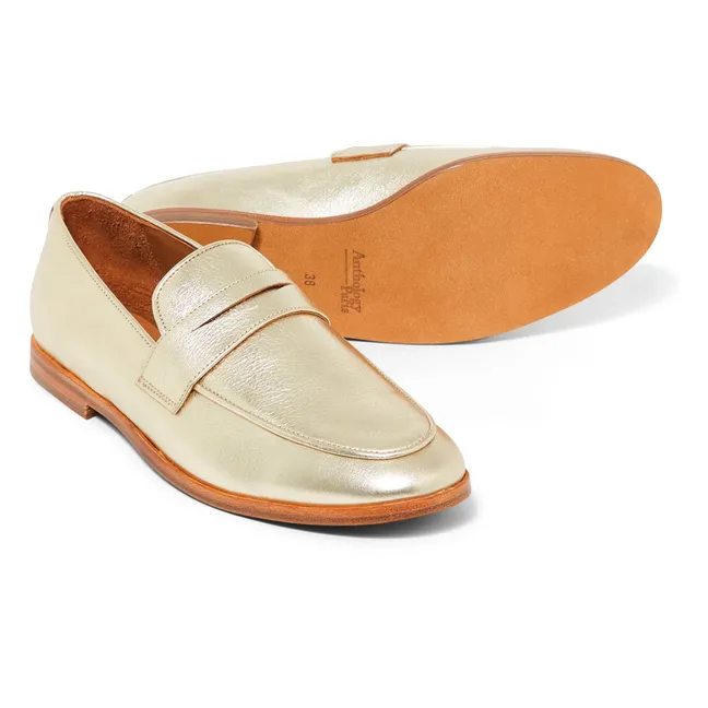 Mocassini in pelle Tilda | Champagne