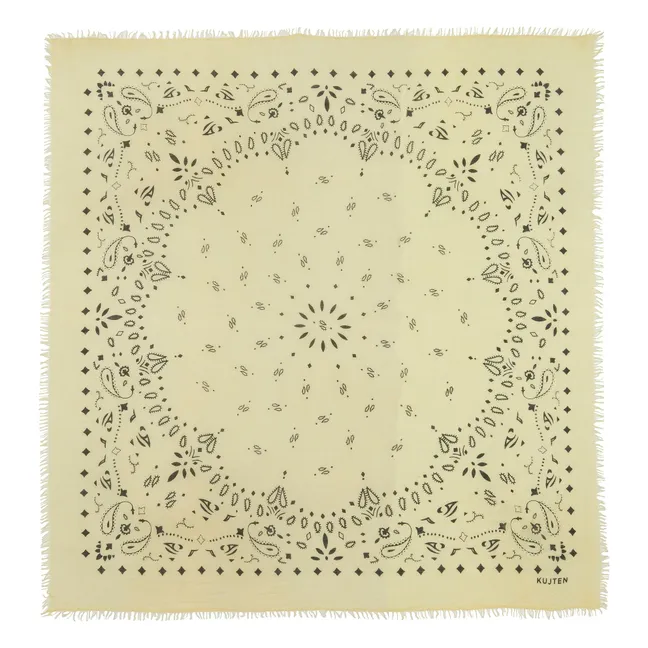 Bandana Effy Cachemire | Vert anis