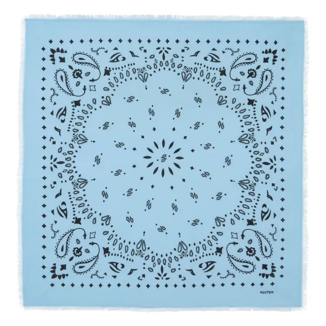Bandana Hachiko Cachemire | Bleu Clair