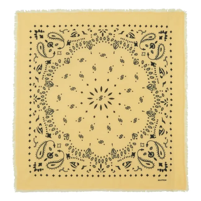 Bandana Hachiko Cachemire | Vert anis