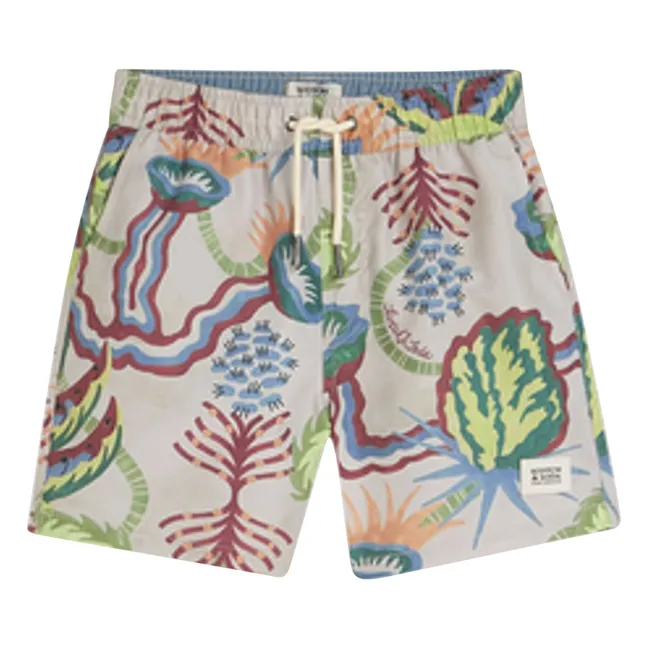 Short de Bain Desert Floral | Beige