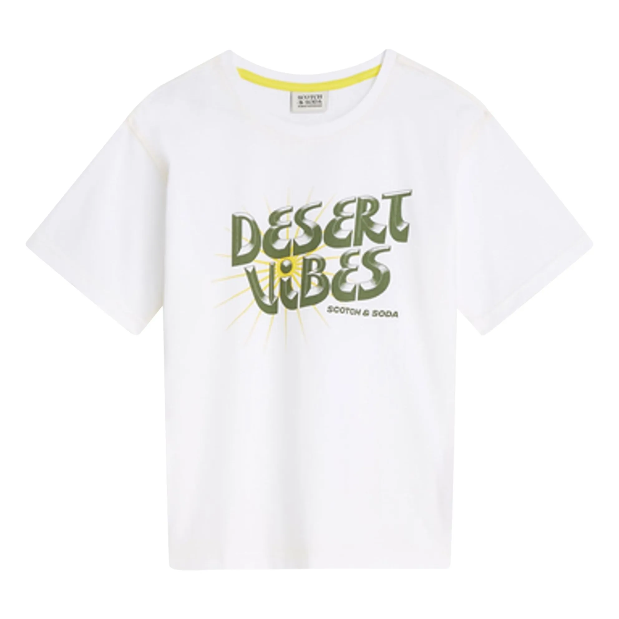 T-shirt Artwork Desert Vibes | Blanc- Image produit n°0