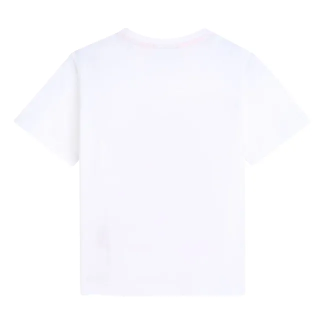 Camiseta Artwork Flores | Blanco