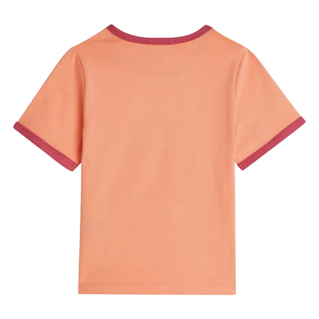 Camiseta Artwork Soleil | Coral