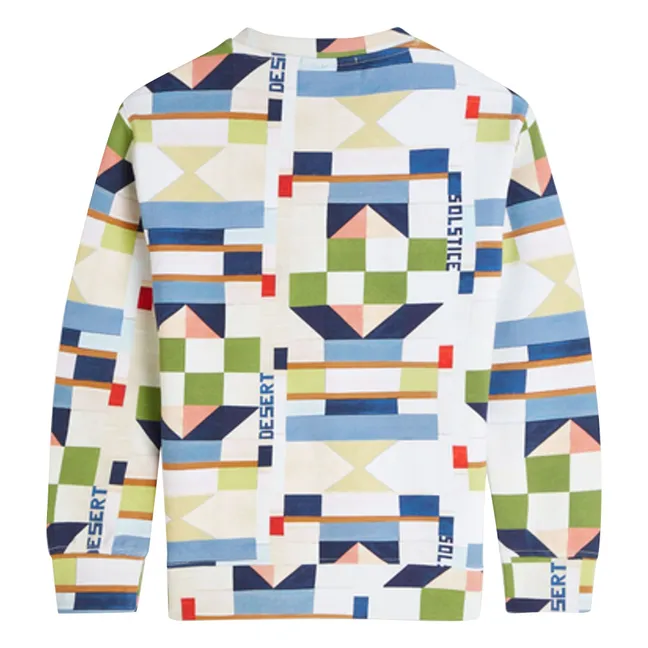 Sweat Géometrique | Blanc