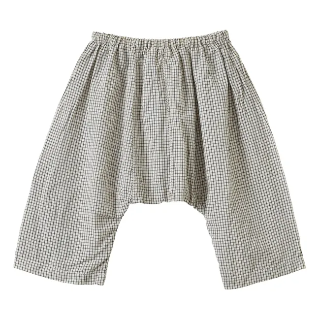 Ensemble Top et Pantalon Acorus Carreaux | Blanc
