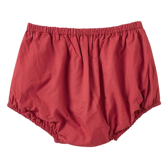 Dress and Bloomer Smocké Moringa set | Burgundy