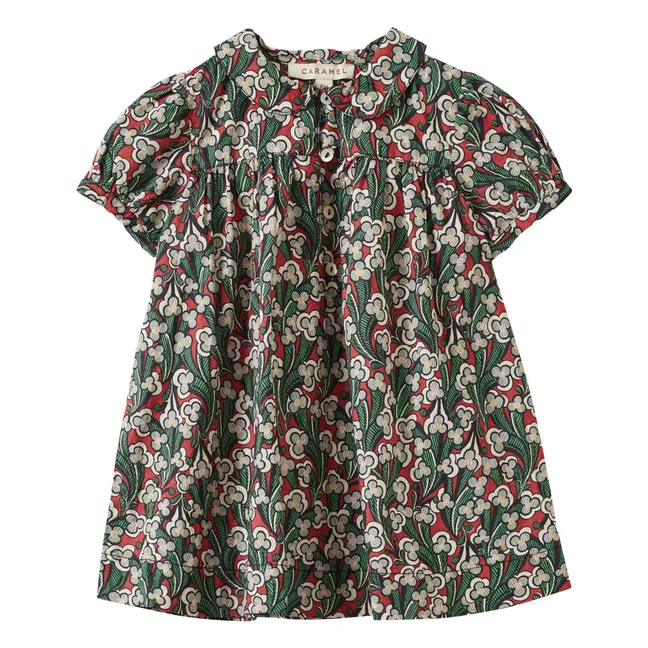 Nina Liberty dress and bloomer set | Burgundy