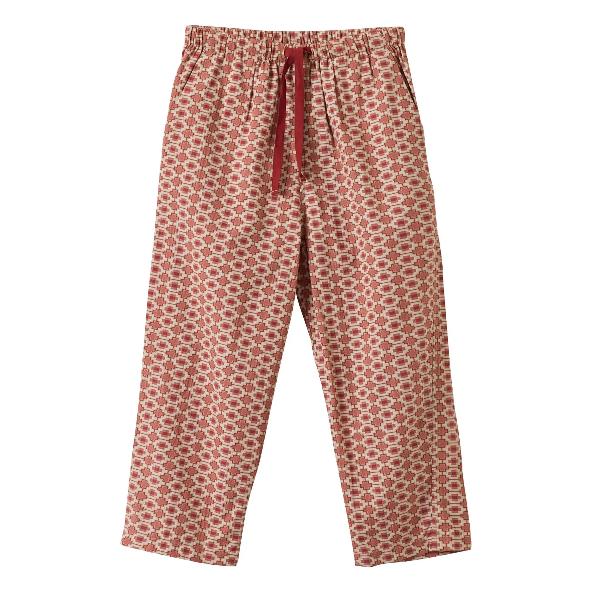 Caramel Brick Red Leda Geometric Pants