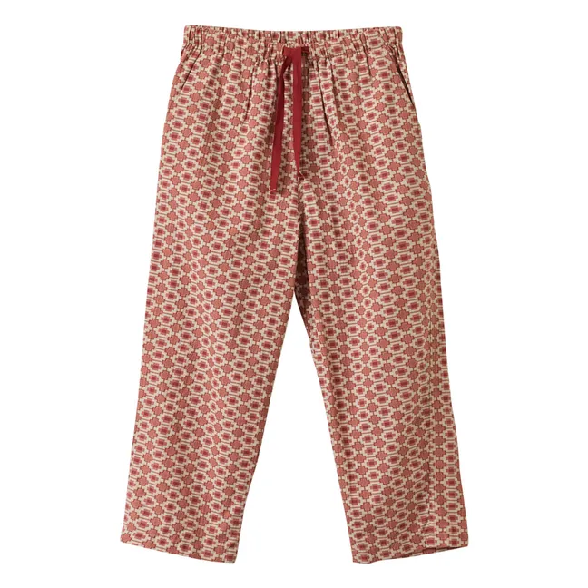 Pantalon Leda Géométrique | Brique