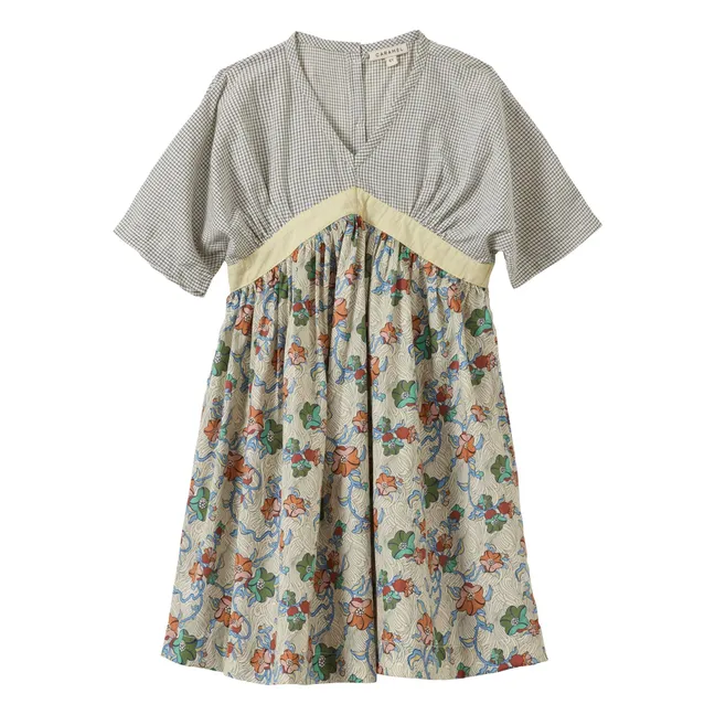 Vestido Espárrago Liberty | Crudo