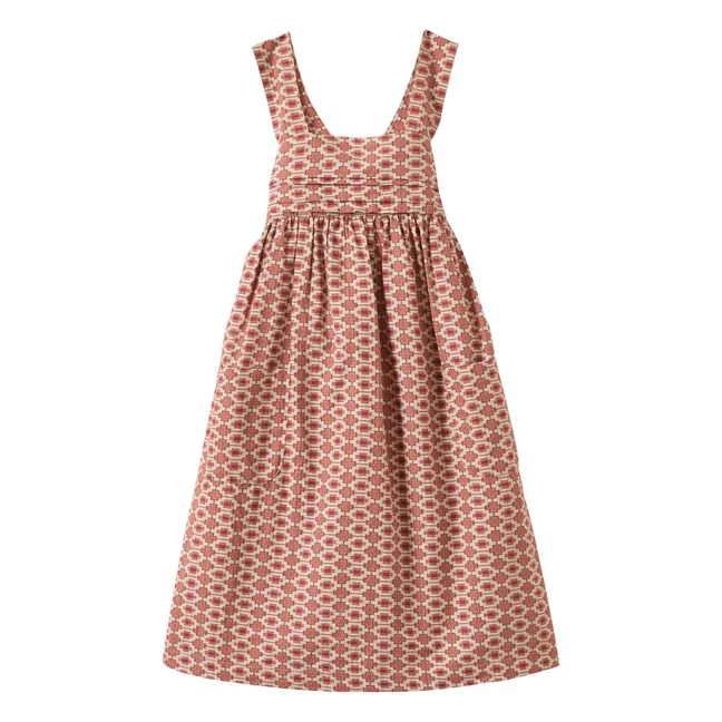 Vestido geométrico Abelia | Ladrillo