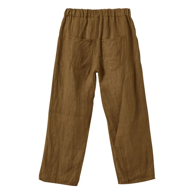 Pantalones de lino Sullivan | Marrón