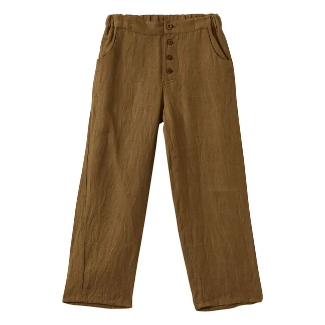 Hose Sullivan Leinen | Braun