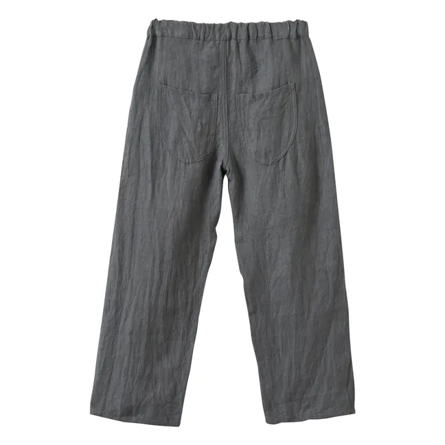 Sullivan Linen Pants | Dark grey