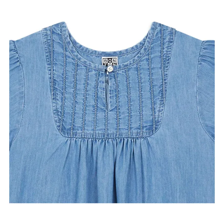 Blouse Charlotte | Bleu- Image produit n°1