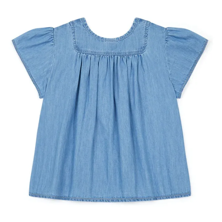 Blouse Charlotte | Bleu- Image produit n°2