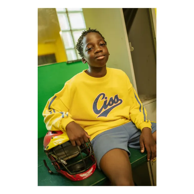 Sudadera de algodón orgánico Ciss | Amarillo