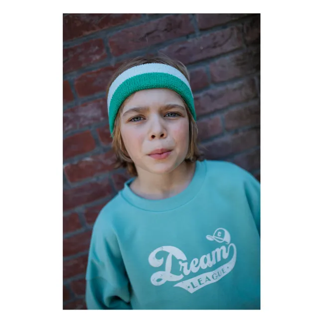 Sudadera de algodón orgánico Dream League | Verde