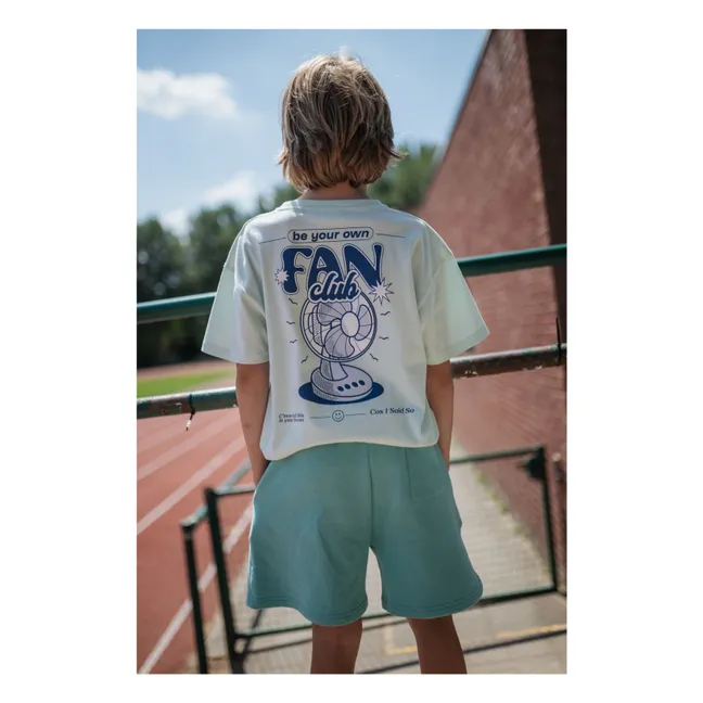 T-shirt Fan Club Coton Bio | Bleu Clair