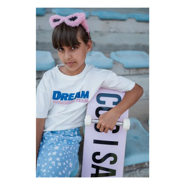 T-shirt Court Dream Team Coton Bio | Blanc