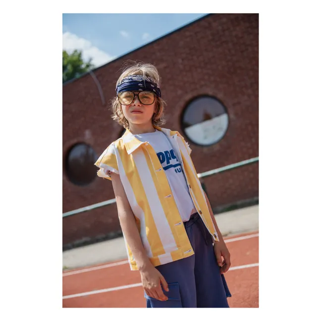 T-shirt Happy Human Coton Bio | Bleu Clair