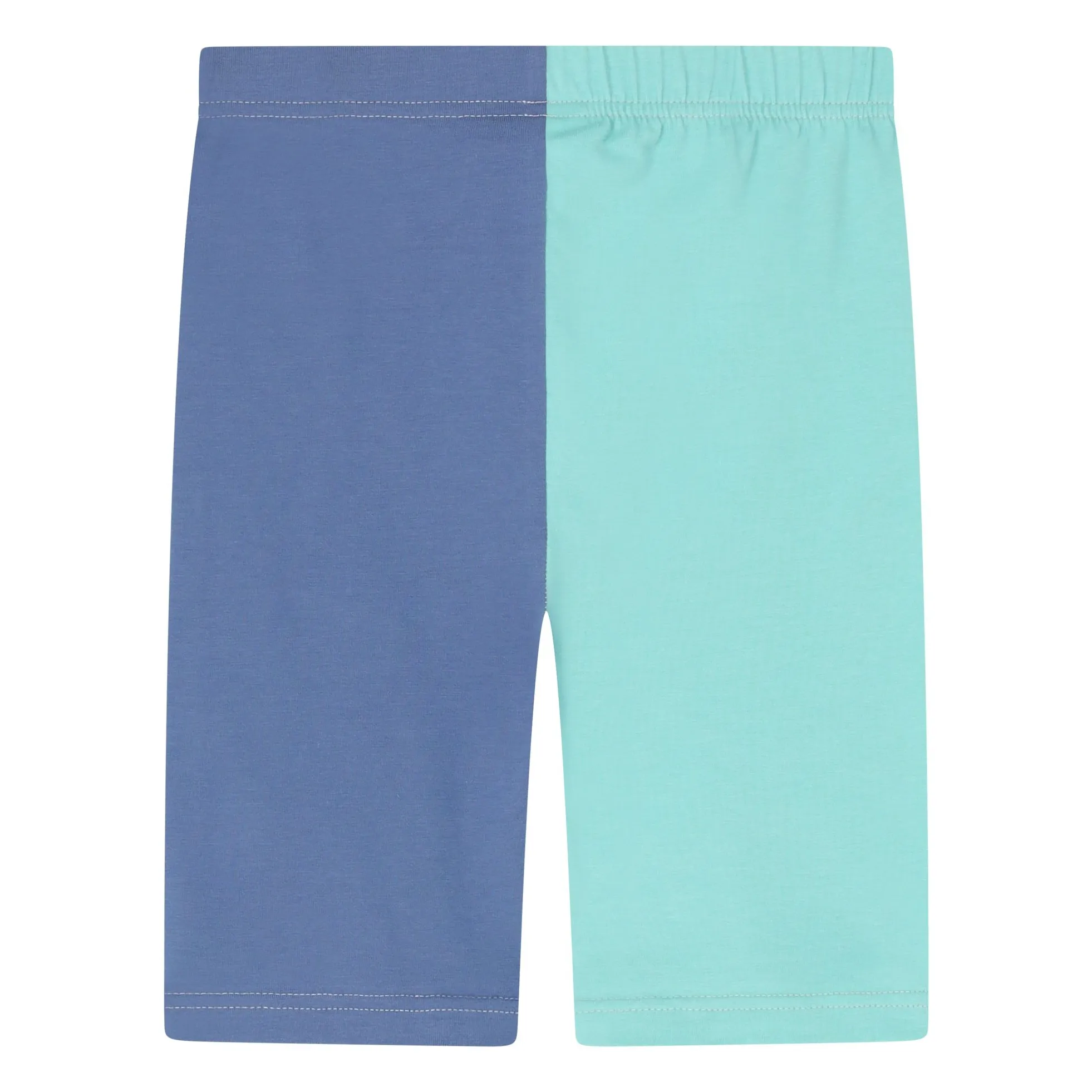 Cycliste Colorblock Coton Bio | Gris chiné- Image produit n°2