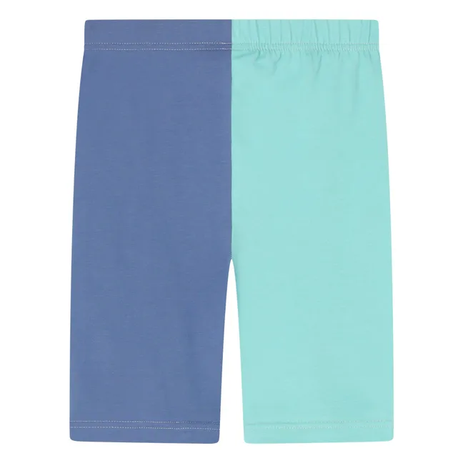 Cycliste Colorblock Coton Bio | Gris chiné