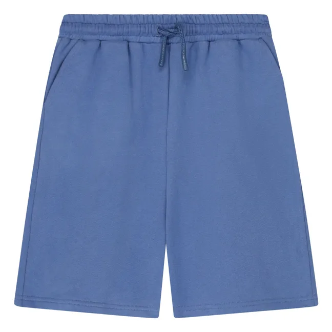 Pantaloncini corti in cotone biologico | Blu