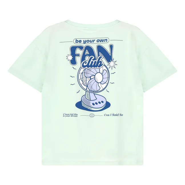 T-shirt Fan Club Coton Bio | Bleu Clair