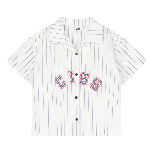 Camicia a righe CISS | Bianco