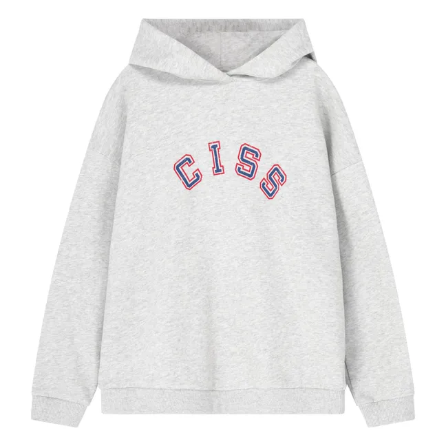 CISS organic cotton sweatshirt | Heather grey
