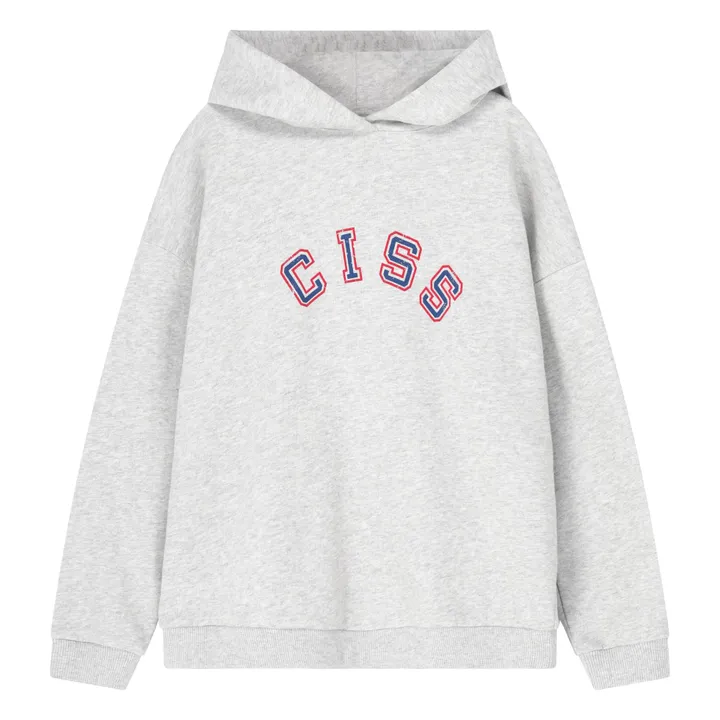 Sudadera de algodón orgánico CISS | Gris Jaspeado- Imagen del producto n°0