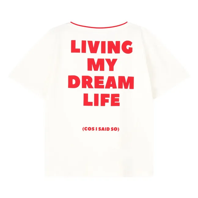 T-shirt Dream Life Coton Bio | Blanc